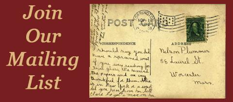 Join our Mailing List