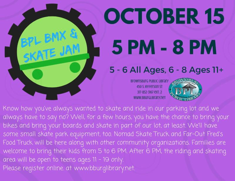 bpl bmx and skate jam october 15 5 pm