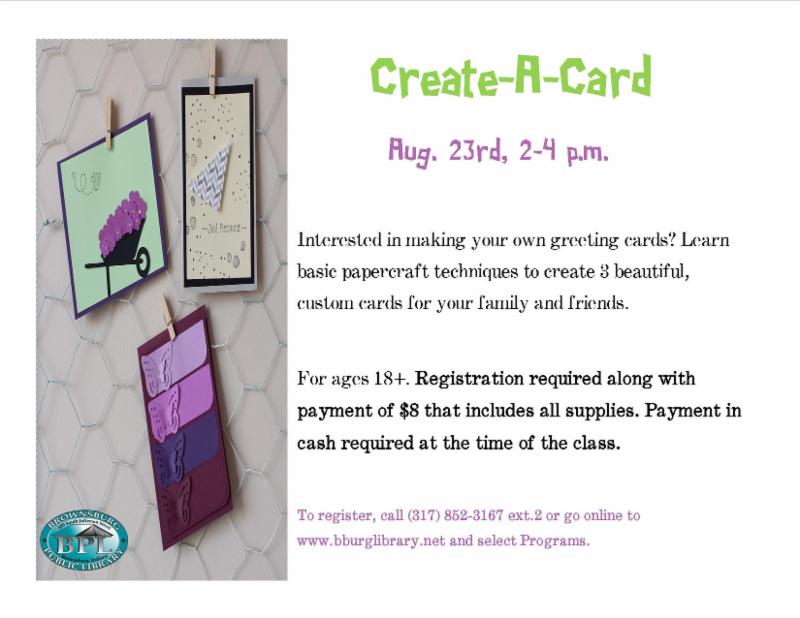 create a card august 23 2 pm