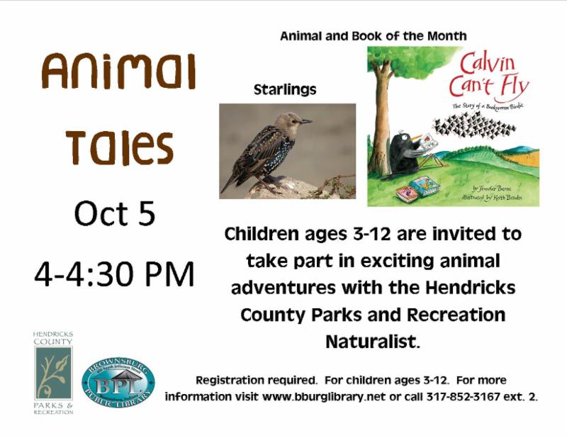animal tales october 5 4 pm
