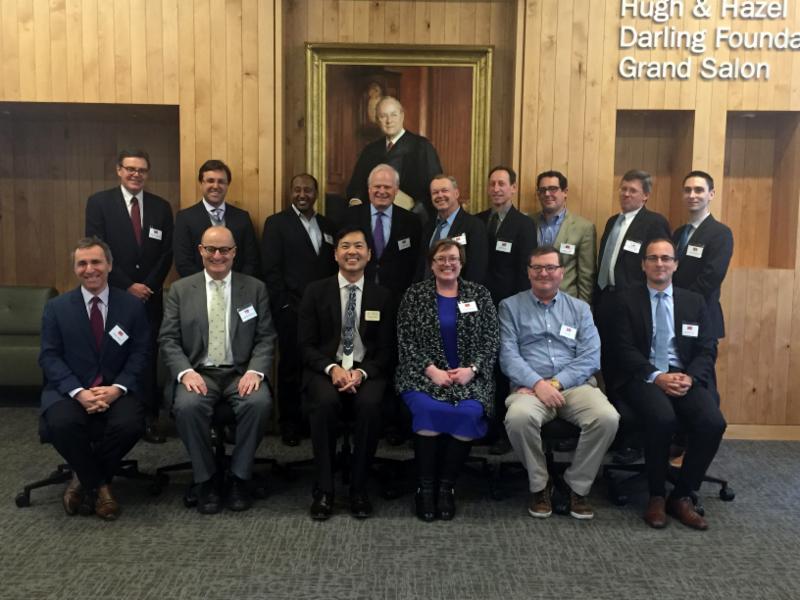 Back Row_ Stephen C. McCaffrey_ Fabio Morosini_ Won Kidane_ Jan Dalhuisen_ Kenneth J. Vandevelde_ Neil A.F. Popovi__ Jason Yackee_ William Dodge_ Patrick W. Pearsall_ Front Row_ Steven R. Ratner_ Jonathan D. Greenberg_ Jarrod Wong_ Andrea K. Bjorklund_ Alan O. Sykes_ Sergio Puig