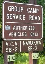 Camp sign