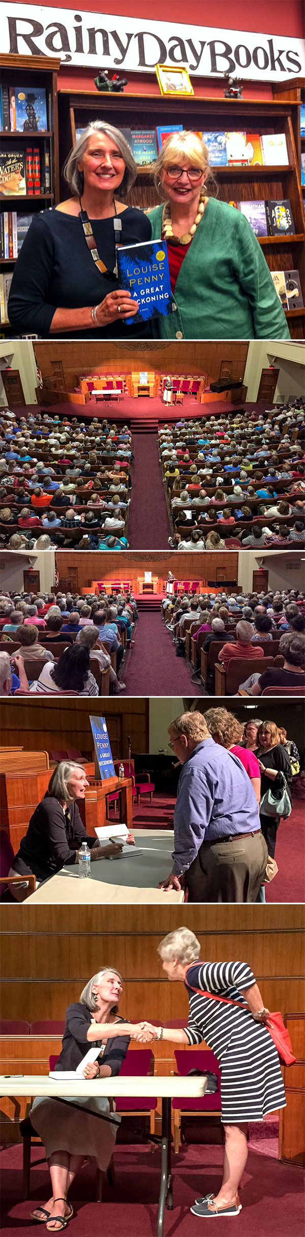 Louise Penny for A Great Reckoning at Unity Temple on The Plaza 09012016