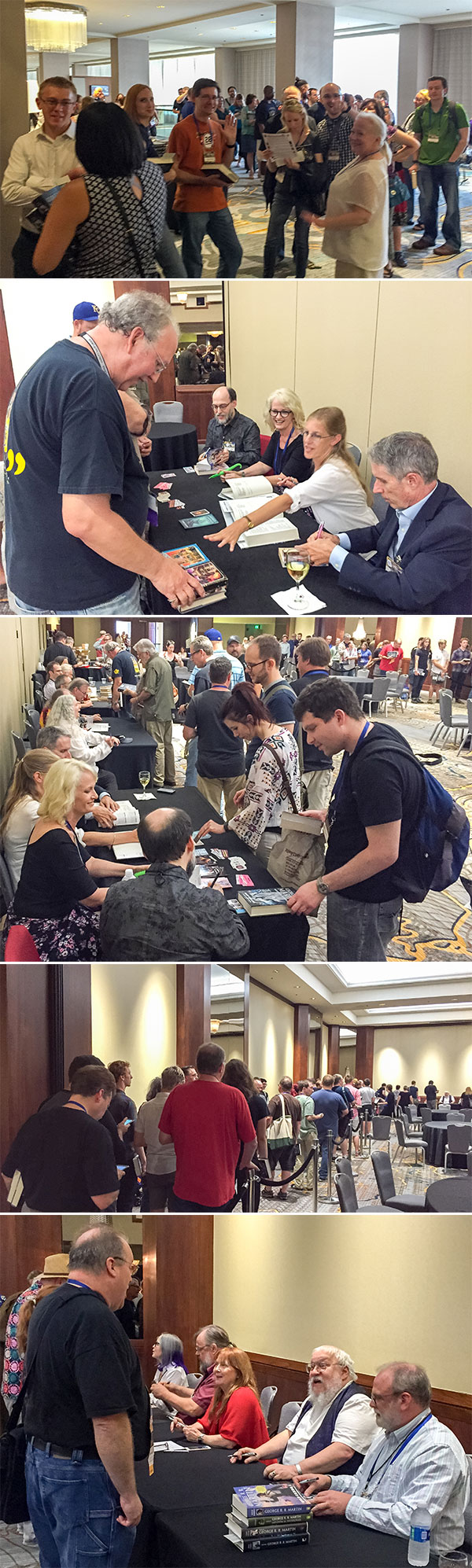 George R. R. Martin Event  with the Wild Cards for High Stakes at Kansas City Marriott Downtown_ Count Basie Ballroom 08192016