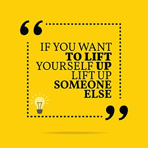 Lift Up Quote Graphics.