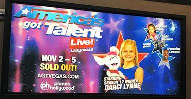 AGT Billboard in Vegas
