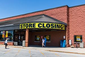 Photo of a store closing.