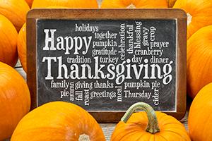 Happy Thanksgiving WordCloud