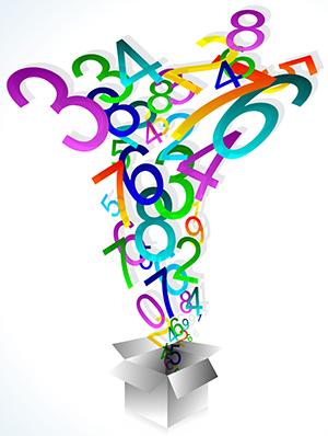 Image of colorful numbers.