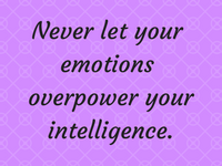 Emotions vs. Intelligence Quote.