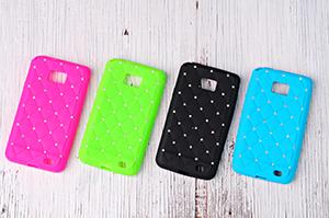 Colorful cell phone covers.