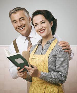 Photo of a 1950s couple