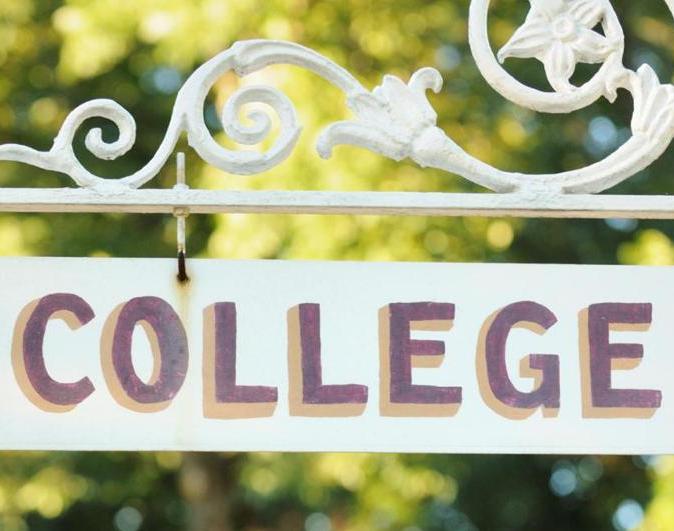 College Sign