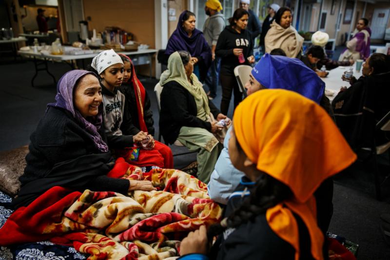 Sikh woman host dam evacuees