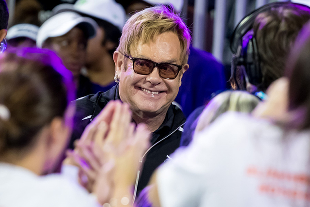 Elton John and Burberry