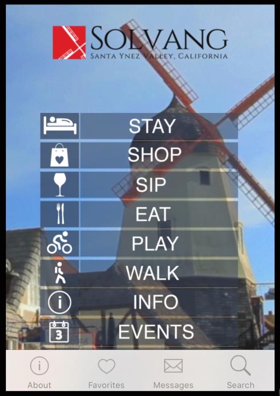 Experience Solvang Mobile App