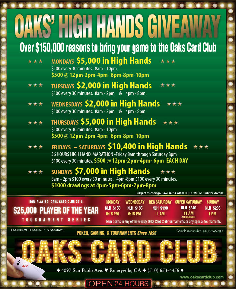 10-29-18 - Oaks Card Club
