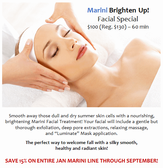 Marini Brighten Up Facial Special!