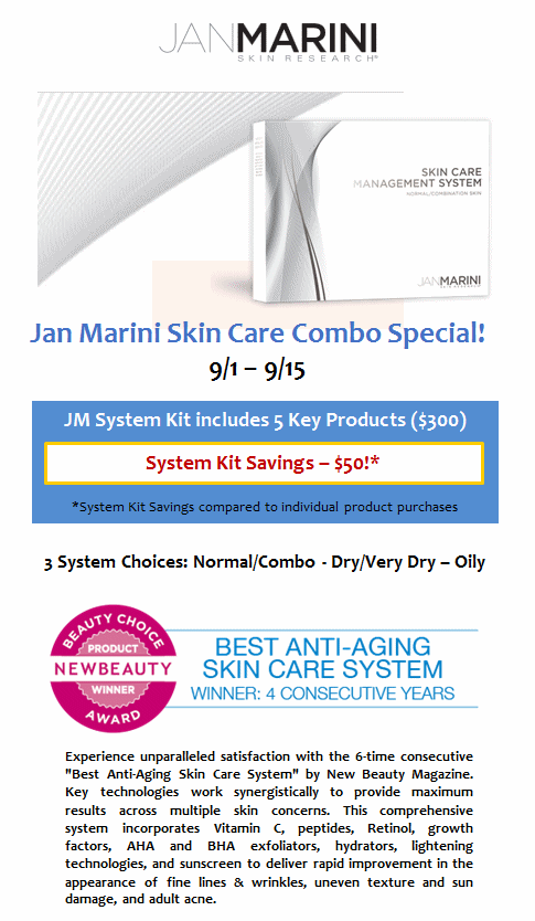 Jan Marini Skin Care Combo Special!