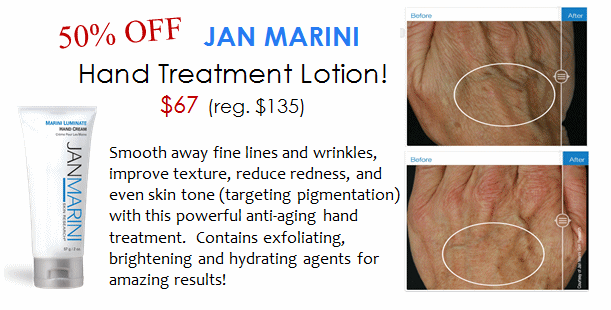 Jan Marini Hand Treatment Lotion Sale!