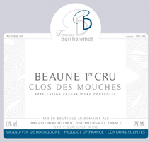 Berthelemot Mouches Blanc Label