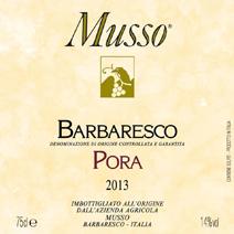 Musso Pora label