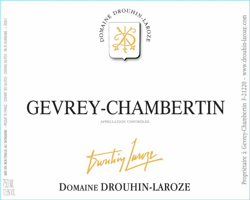 Drouhin-Laroze Gevrey-Chambertin label