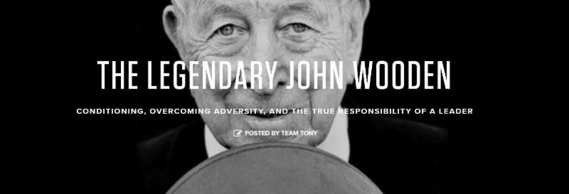 Basketball On The Edge The Legendary John Wooden On The Tony Robbins Podcast