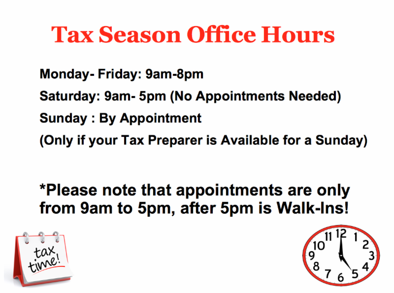 The 2017 Tax Season Is Here!