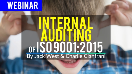 Internal Auditing of ISO 9001_2015
