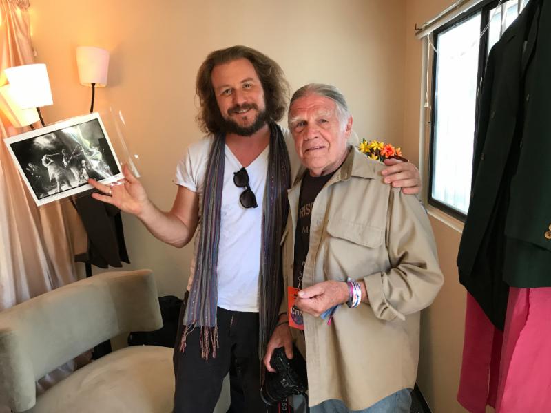 Jim James and Henry Diltz courtesy of Morrison Hotel Gallery