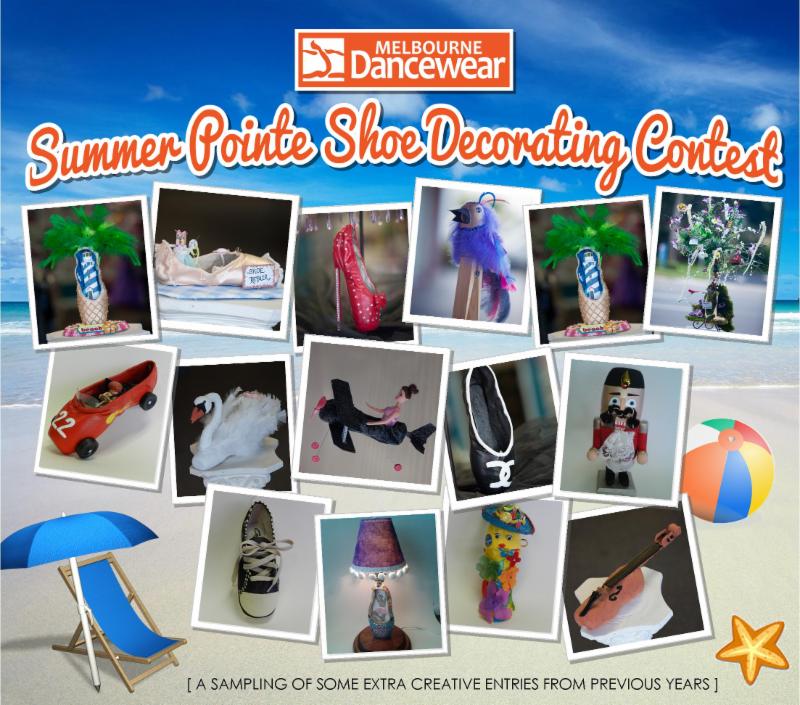 2017 Summer Pointe Shoe Decorating Contest
