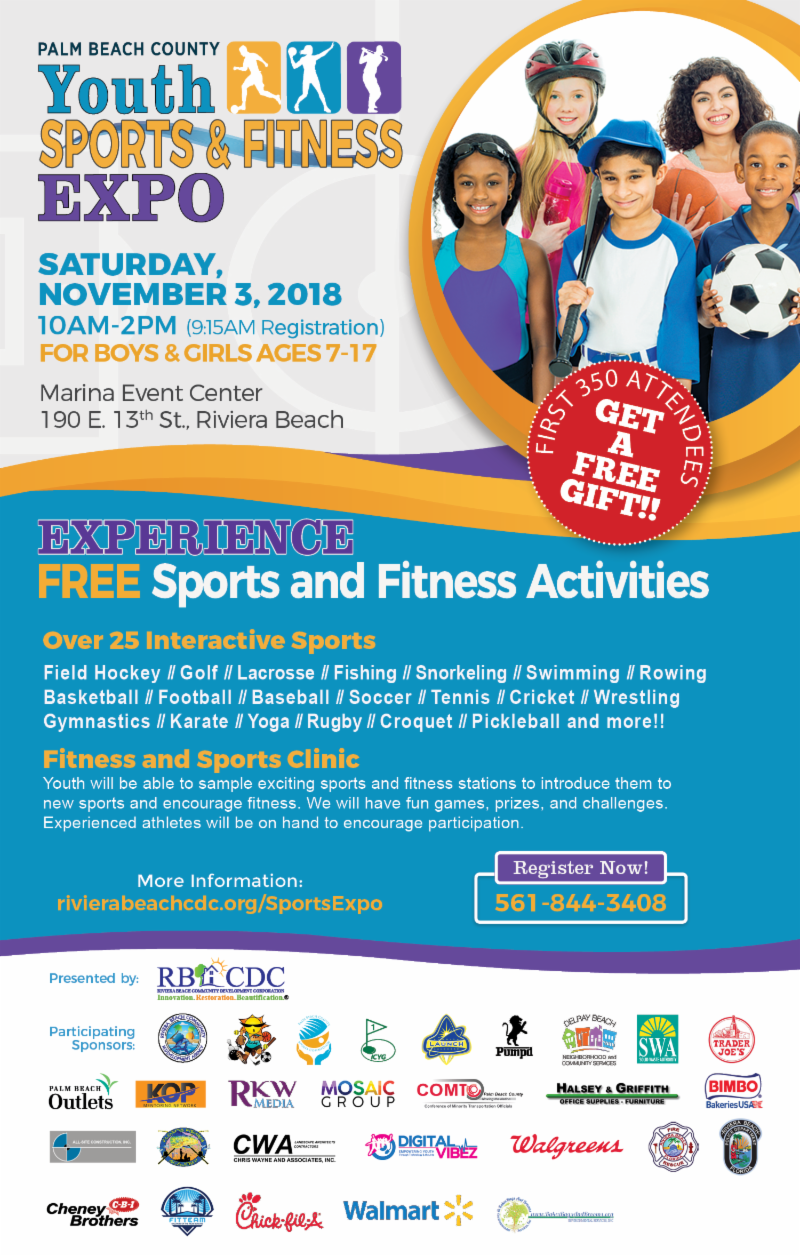 Join us at the PBC Youth Sports & Fitness Expo! 🏓⚽🏉
