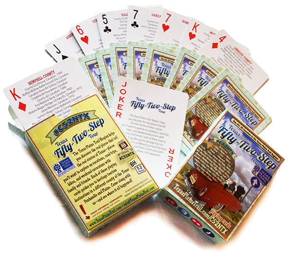 Texas Fifty-Two-Step deck of playing cards