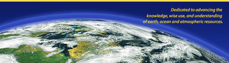 Mission: Dedicated to advancing the knowledge, wise use, and understanding of earth, ocean and atmospheric resources.