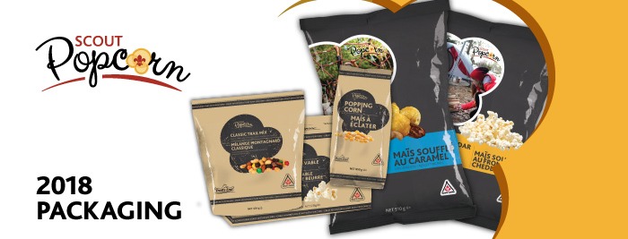 2018 Scout Popcorn Packaging