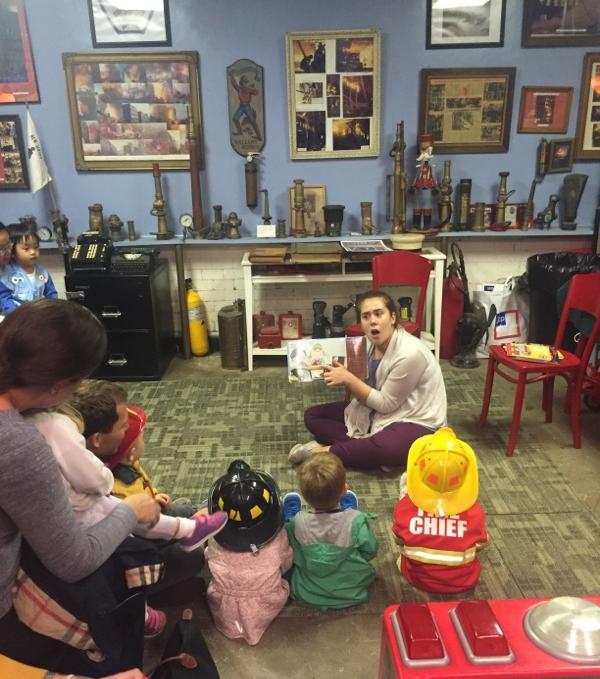 Storytime at the Fire Museum