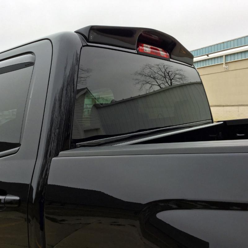 Spoiler PAINTED Truck Cab NO DRILL INSTALL For CHEVY SILVERADO 1500