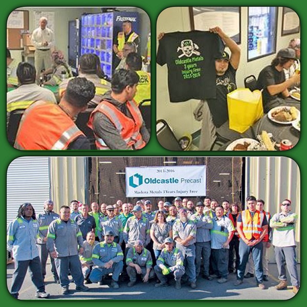 Collage of precast employees 