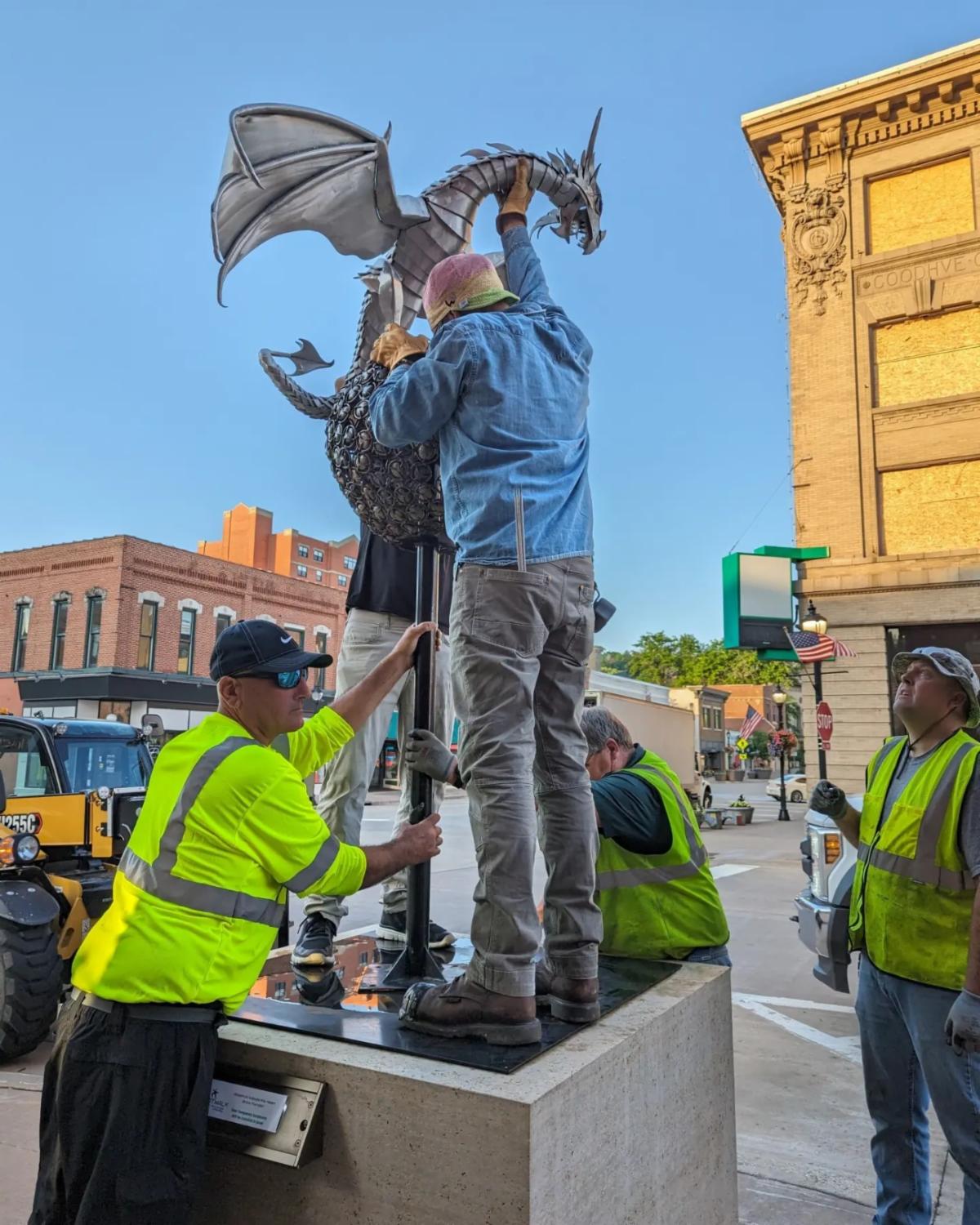 Sculpture installation