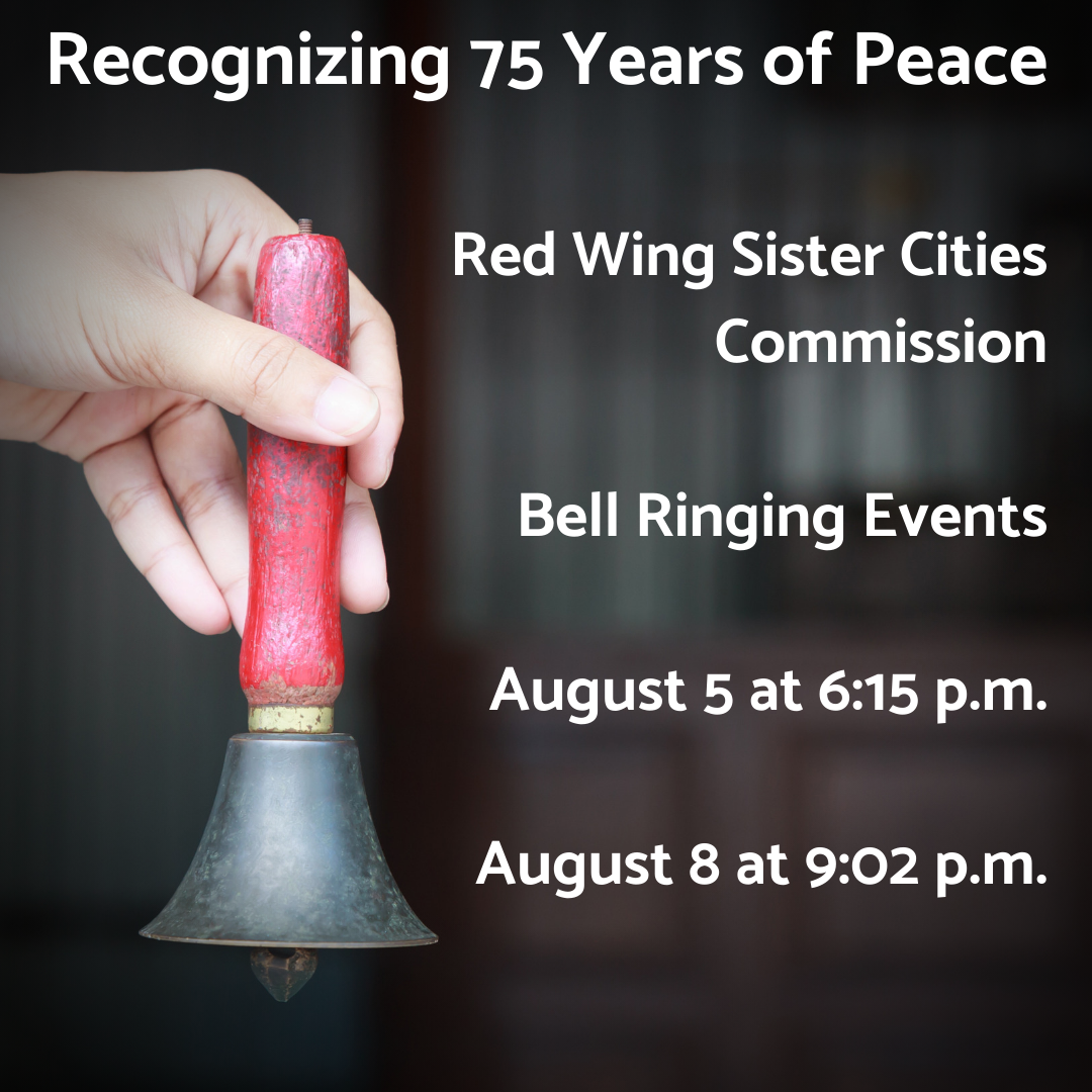 Image of a hand holding a bell against dark background with SCI bell ringing event information