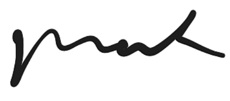 this image shows Mark's signature