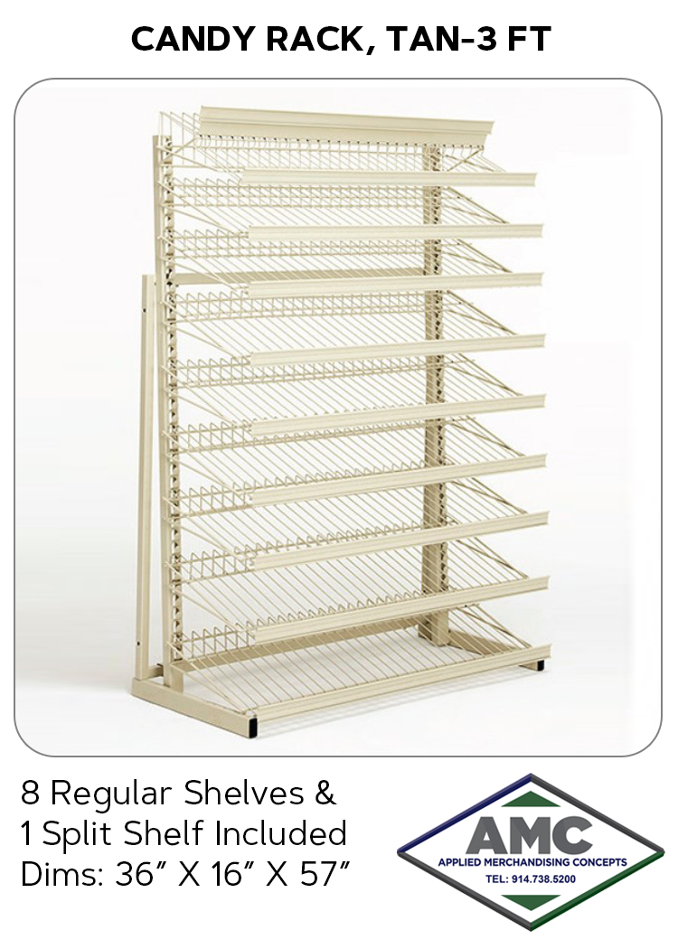 CANDY RACK-TAN-3F PRODUCT CARD