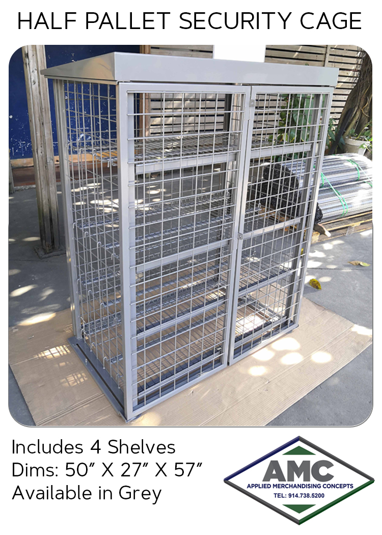 HALF PALLET SECURITY CAGE