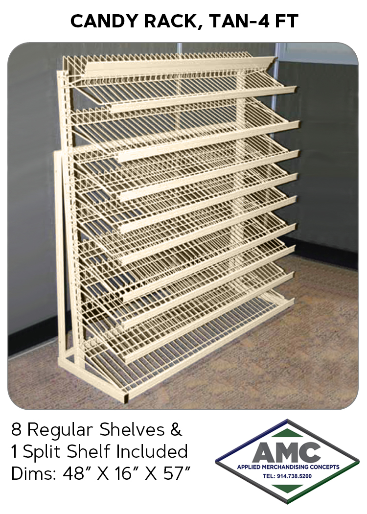 CANDY RACK-TAN-4F PRODUCT CARD