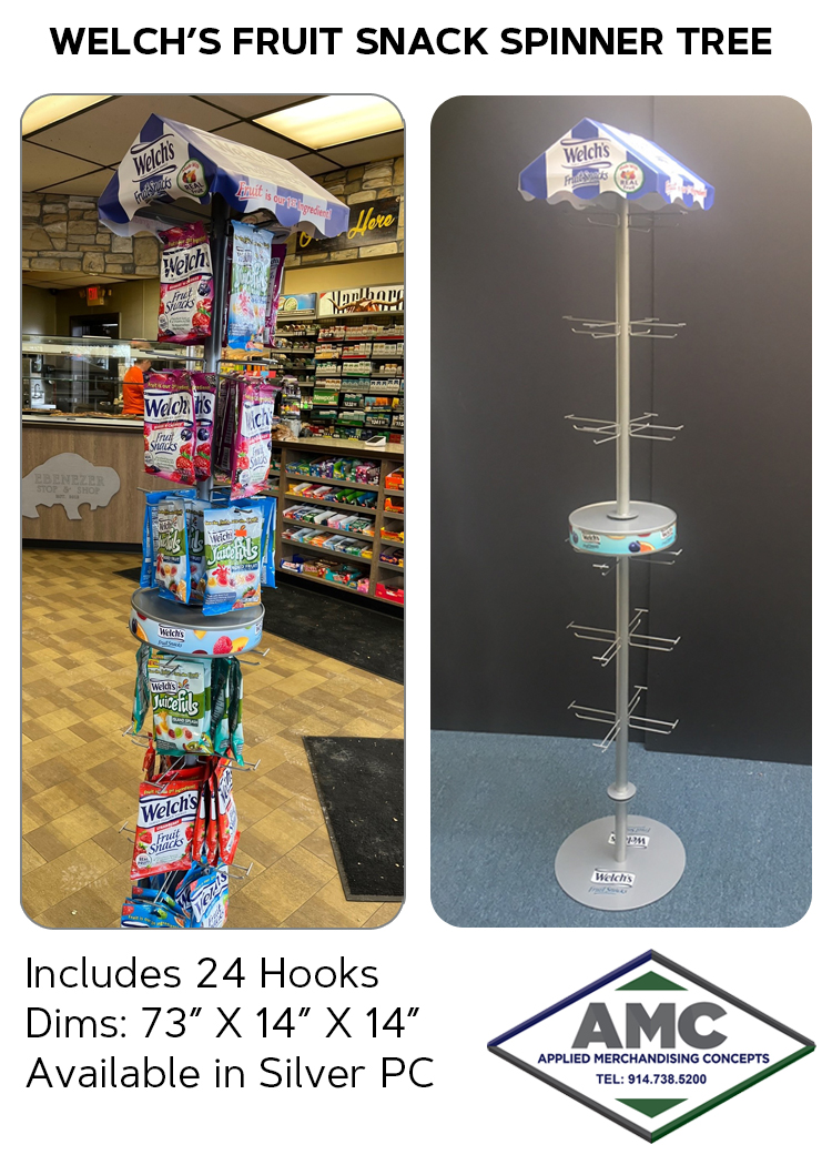 WELCHS FRUIT SNACK SPINNER TREE