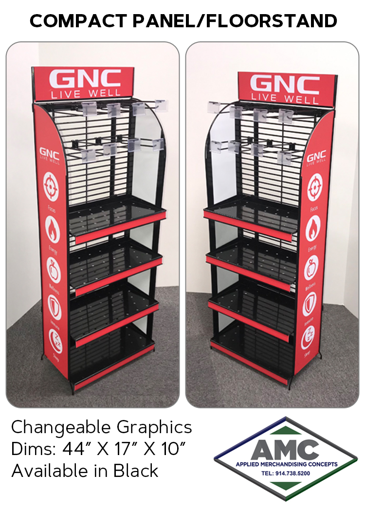 COMPACT PANEL FLOORSTAND PRODUCT CARD