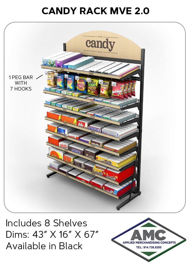 CANDY RACK MVE 2-0 PRODUCT CARD