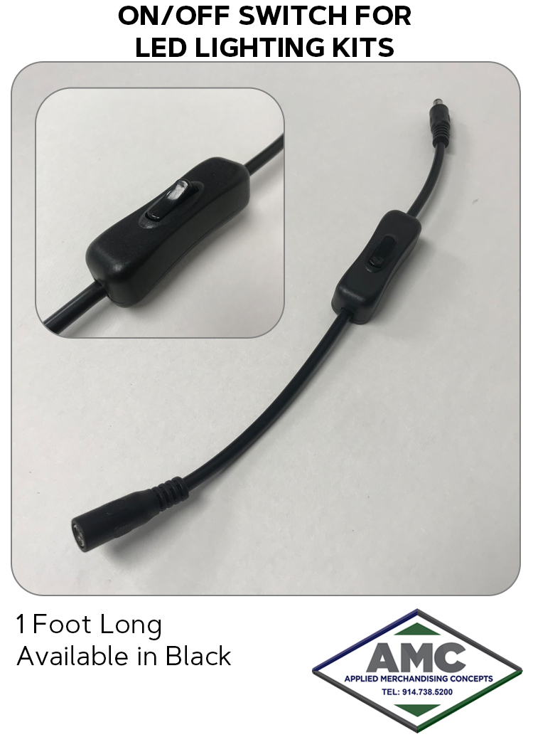 LED ON OFF SWITCH CORD PRODUCT CARD