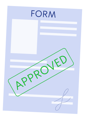 APPROVED form graphic